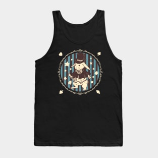 White rabbit black version Tank Top